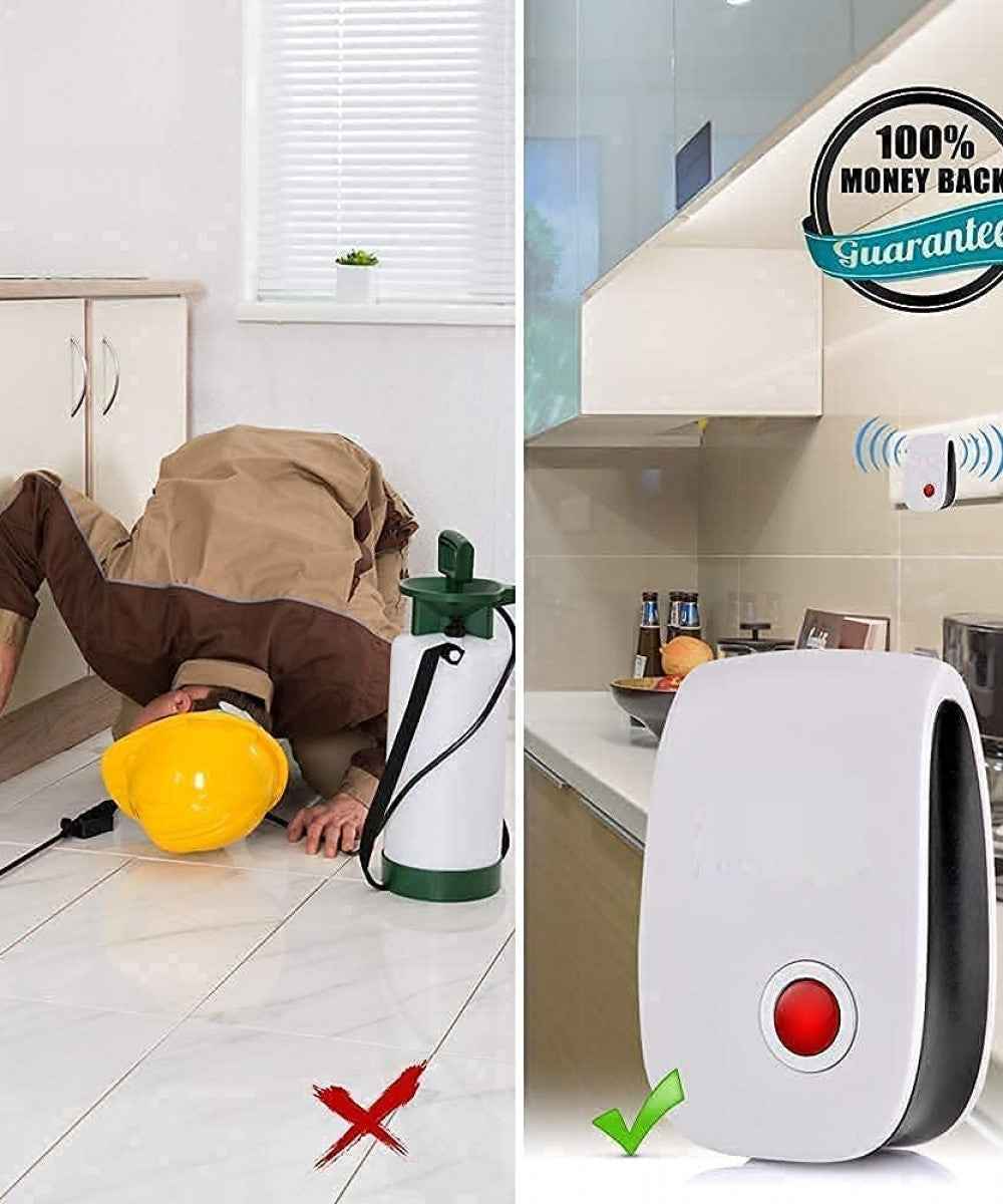 Ultrasonic Pest Repellent Machine to Repel Lizard (Pack Of 2)