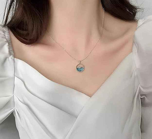 Elegant Ocean Theme Dolphin Pendant