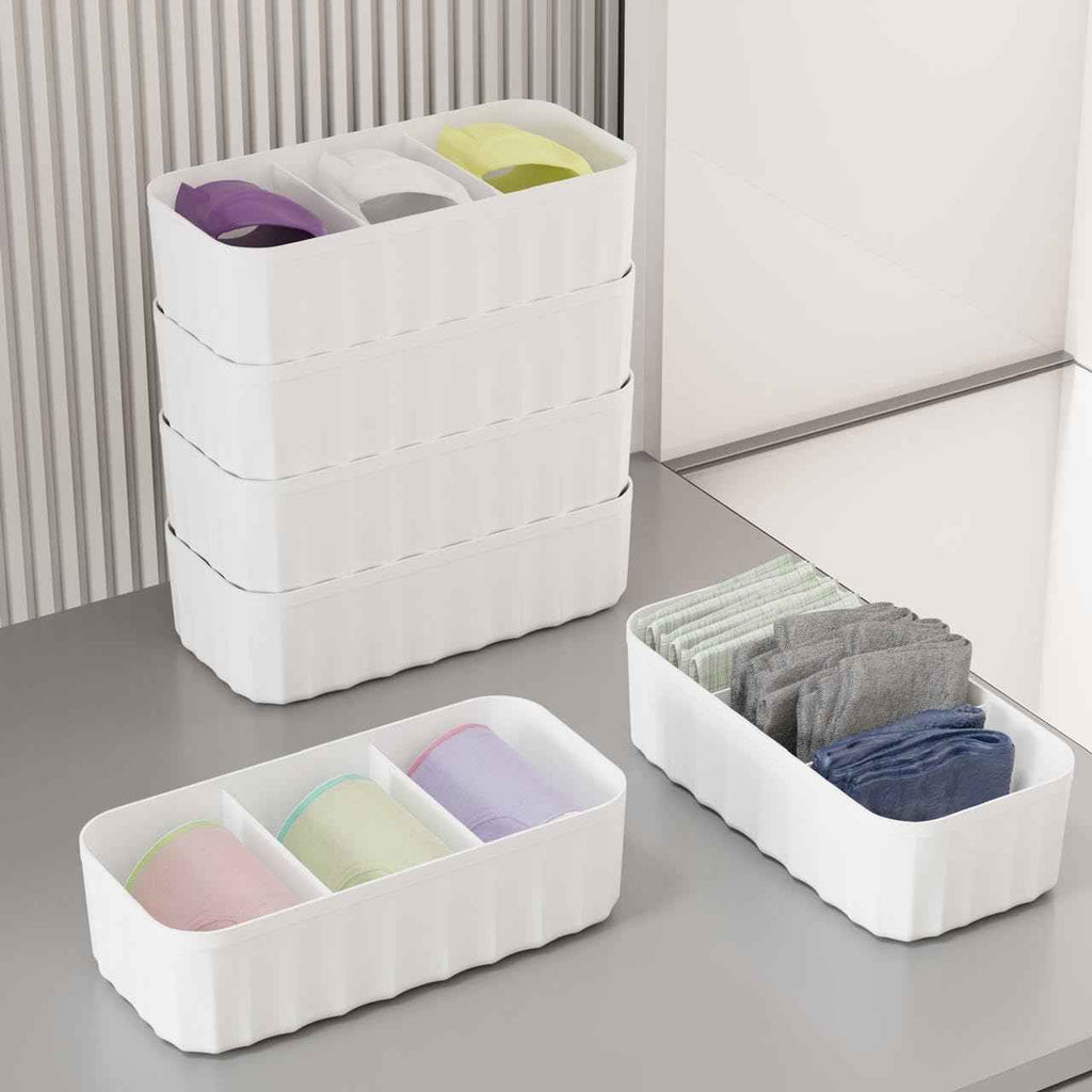 Innerwear Organizer For Wardrobe Organizer For Clothes ( Pack Of 2 )