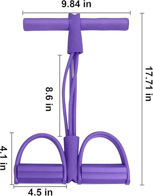 8 tube Multifunction Pedal Resistance Band Trainer