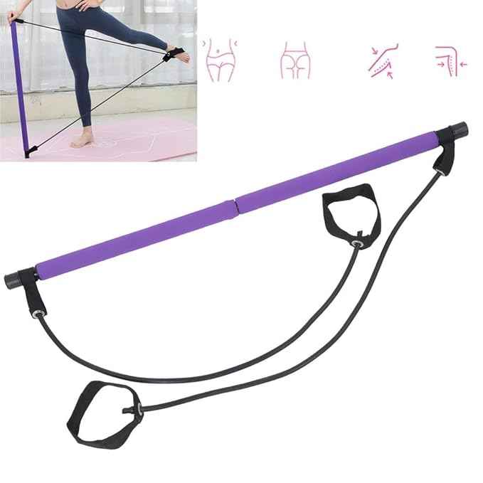 Portable Pilates Bar Kit with Resistance Bands