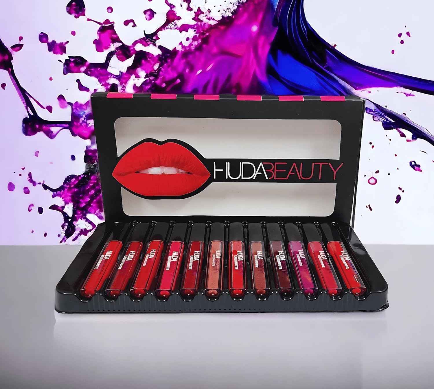 Superstay Unique Color (Pack of 12) Long 5ML Different Liquid Matte Nude Beauty Color Lipstick